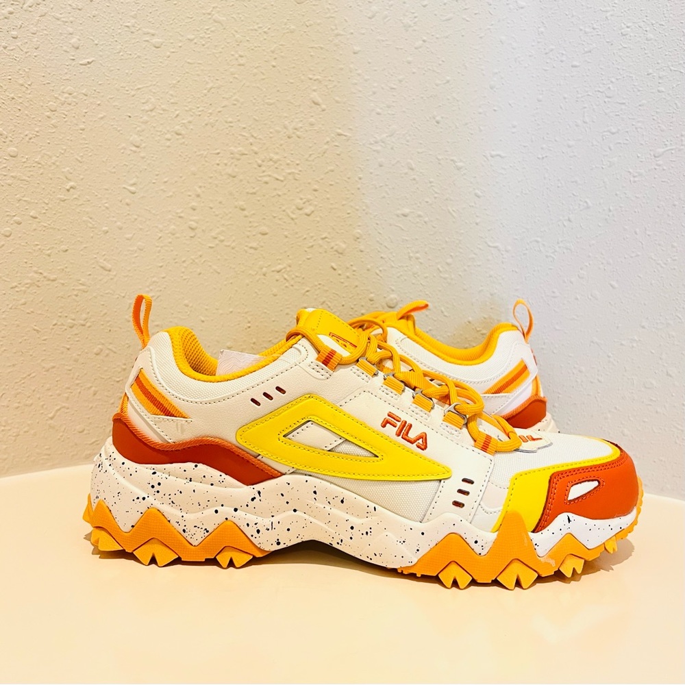 Fila Oakmount Trainer Women’s Low Top Orange Sneakers/Sz:11/NWT - Picture 3 of 16